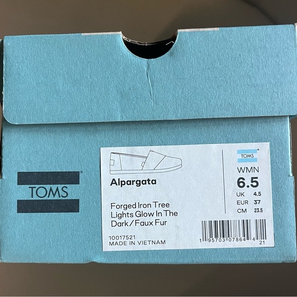 BNWT! Toms Women’s Alpargata Slipper - Size 6.5 - Glow in the Dark! - Picture 5 of 6